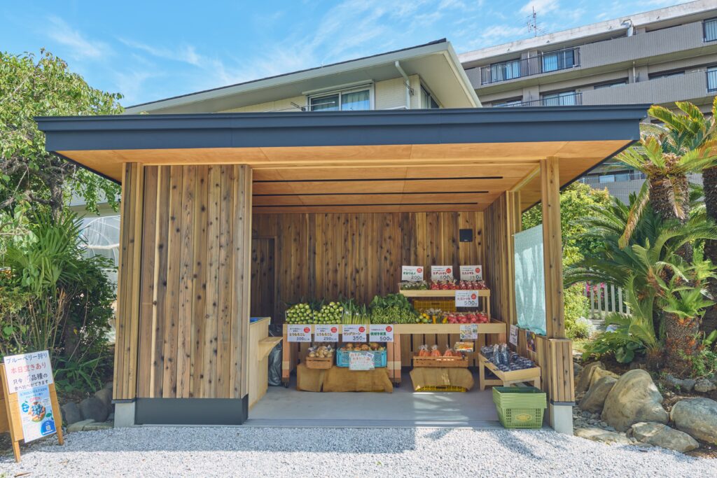 市川農園の直売所