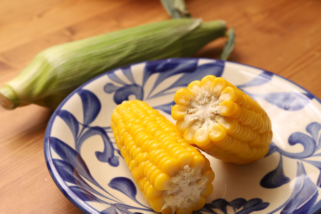 朝採れとうもろこし